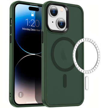 Ochranné pouzdro MagMat Case pro MagSafe pro Apple iPhone 13 Matte Green