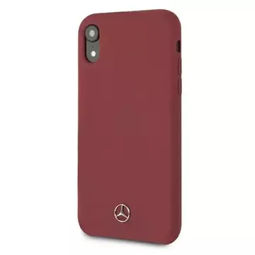 Ochranné pouzdro Mercedes MEHCI61SILRE pro Apple iPhone Xr 6,1" červené/červené pevné pouzdro Silicone Line