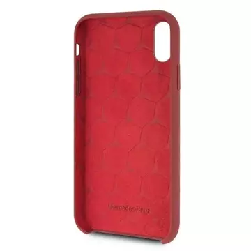 Ochranné pouzdro Mercedes MEHCI61SILRE pro Apple iPhone Xr 6,1" červené/červené pevné pouzdro Silicone Line