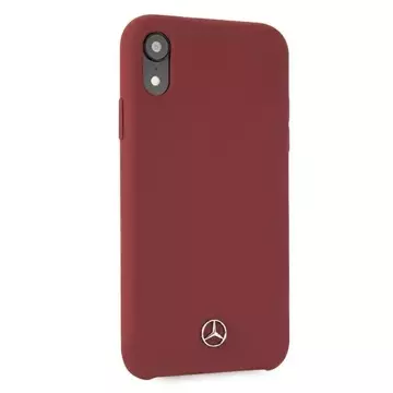 Ochranné pouzdro Mercedes MEHCI61SILRE pro Apple iPhone Xr 6,1" červené/červené pevné pouzdro Silicone Line