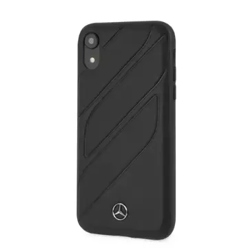 Ochranné pouzdro Mercedes MEHCI61THLBK pro Apple iPhone Xr 6,1" černo/černé pevné pouzdro New Organic I