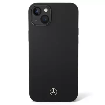 Ochranné pouzdro Mercedes MEHCP14SSILBK pro Apple iPhone 14 6.1" černo/černé pevné pouzdro Silicone Line