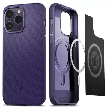 Ochranné pouzdro Spigen Mag Armor pro iPhone 14 Pro Max Deep Purple