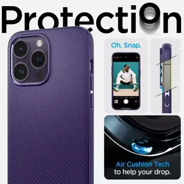 Ochranné pouzdro Spigen Mag Armor pro iPhone 14 Pro Max Deep Purple