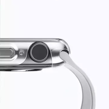 Ochranné pouzdro UNIQ Garde pro Apple Watch Series 4/5/6/SE 44mm šedé/kouřově šedé