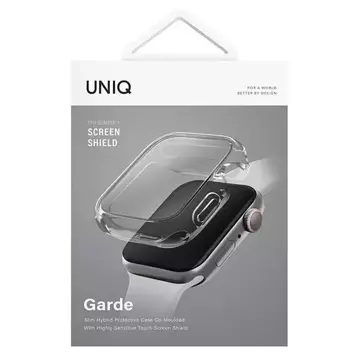 Ochranné pouzdro UNIQ Garde pro Apple Watch Series 7/8 45mm průhledné/čiré