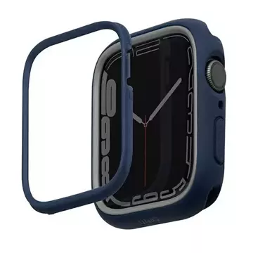 Ochranné pouzdro UNIQ Moduo pro Apple Watch Series 4/5/6/7/8/SE 44/45 mm modro-šedá/modro-šedá