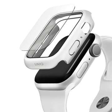 Ochranné pouzdro UNIQ Nautic pro Apple Watch Series 4/5/6/SE 40mm bílá/bílá