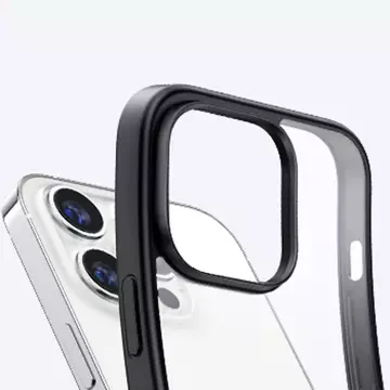 Ochranné pouzdro Ugreen LP635 Kickstand Pevný kryt s gelovým rámem a vestavěným stojánkem pro iPhone 14 Pro Black (90926)