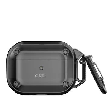 Ochranné pouzdro na sluchátka Rough Hook pro Apple Airpods Pro 1/2 Black