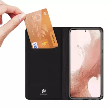 Ochranné pouzdro na telefon Dux Ducis Skin Pro pro Samsung Galaxy S23 Flip Card Wallet Stand Black