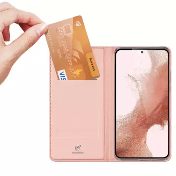 Ochranné pouzdro na telefon Dux Ducis Skin Pro pro Samsung Galaxy S23 Flip Card Wallet Stand Pink