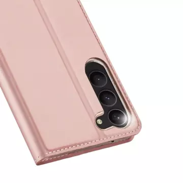 Ochranné pouzdro na telefon Dux Ducis Skin Pro pro Samsung Galaxy S23 Flip Card Wallet Stand Pink