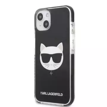 Ochranné pouzdro na telefon Karl Lagerfeld KLHCP13MTPECK pro Apple iPhone 13 6,1" hardcase černá/černá Choupette Head