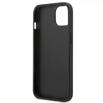 Ochranné pouzdro na telefon Karl Lagerfeld KLHCP13SSFMP2DG pro Apple iPhone 13 Mini 5,4" hardcase stříbrná/stříbrná Saffiano Plaque