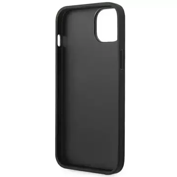 Ochranné pouzdro na telefon Karl Lagerfeld KLHCP14SSAKLHPG pro Apple iPhone 14 6,1" pevné pouzdro šedé/šedé Saffiano Mono Metal Logo