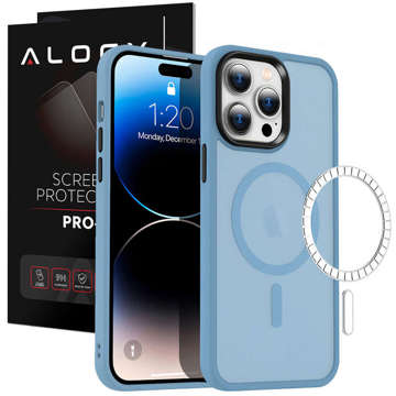 Ochranné pouzdro na telefon MagMat Case pro MagSafe pro Apple iPhone 13 Pro Max Matte Sierra Blue Glass