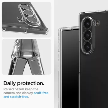 Ochranné pouzdro na telefon Spigen Ultra Hybrid Pro pro Galaxy Z Fold 6 Crystal Clear