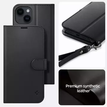 Ochranné pouzdro na telefon Spigen Wallet S pro Apple iPhone 14 Black