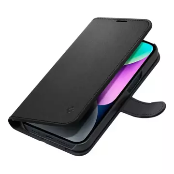 Ochranné pouzdro na telefon Spigen Wallet S pro Apple iPhone 14 Black