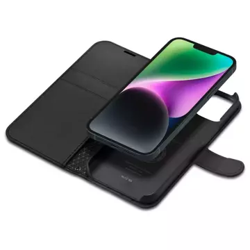 Ochranné pouzdro na telefon Spigen Wallet S pro Apple iPhone 14 Black