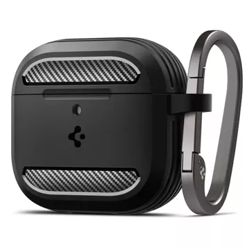 Ochranné pouzdro pro Apple Airpods 4 Spigen Rugged Armor Matte Black