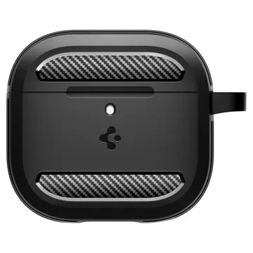 Ochranné pouzdro pro Apple Airpods 4 Spigen Rugged Armor Matte Black