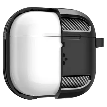 Ochranné pouzdro pro Apple Airpods 4 Spigen Rugged Armor Matte Black