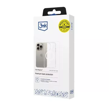 Ochranné pouzdro pro Apple iPhone 15 Pro Max 3mk Clear MagCase