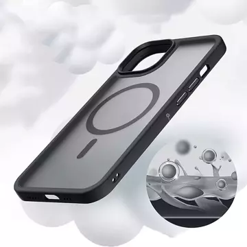 Ochranný kryt na telefon Magmat MagSafe pro iPhone 14 Pro Deep Purple/Clear Glass