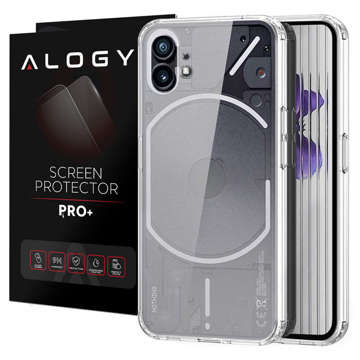 Ochranný kryt pouzdra Alogy Hybrid Clear Case for Nothing Phone 1 Transparent Glass