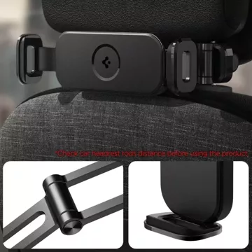 Opěrka hlavy do auta držák do auta pro telefon tablet Spigen Onetap UTS45 Universal Headrest Car Mount Black