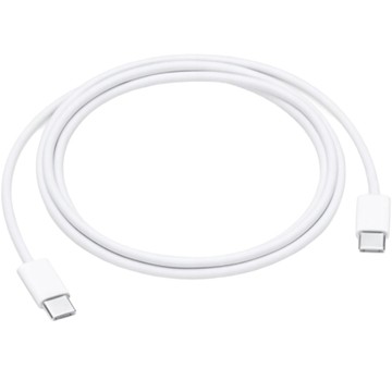 Originální Apple USB-C na USB-C kabel pro iPhone 15, 15 Pro, 15 Pro Max, 1m kabel MUF72ZM/A Bílý