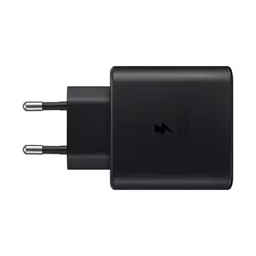 Originální nástěnná nabíječka Samsung Super Quick Charge 25W USB Typ C černá (EP-TA800XBEGWW)