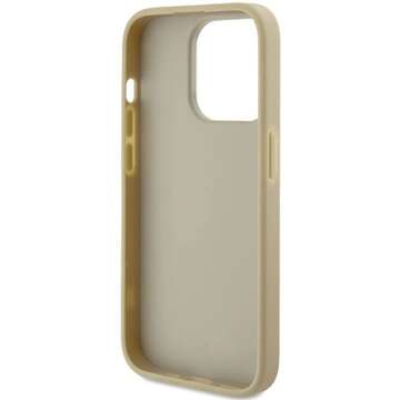 Originální pouzdro GUESS Hardcase GUHCP15LHG4SGD pro iPhone 15 PRO (Fixed Glitter Big 4G / zlaté)