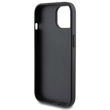 Originální pouzdro GUESS Hardcase GUHCP15MG4GFGR pro iPhone 15 PLUS (4G kovové logo / šedé)