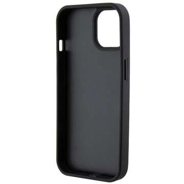 Originální pouzdro GUESS Hardcase GUHCP15SP4EPMK pro iPhone 15 (prošívané 4G klasické / černé)