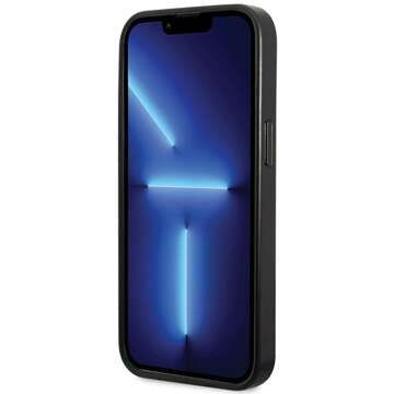 Originální pouzdro GUESS Hardcase GUHCP15SP4EPMK pro iPhone 15 (prošívané 4G klasické / černé)