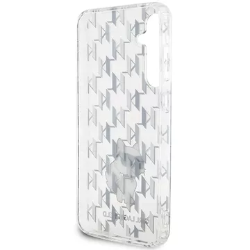 Originální pouzdro KARL LAGERFELD Hardcase KLHCS23FEHNCMKLT pro Samsung Galaxy S23 FE (monogram / transparentní)