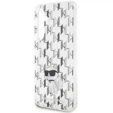 Originální pouzdro KARL LAGERFELD Hardcase KLHCS23FEHNCMKLT pro Samsung Galaxy S23 FE (monogram / transparentní)