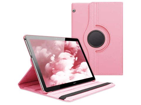 Otočné pouzdro Alogy 360 pro Huawei MediaPad T5 10.1 Pink