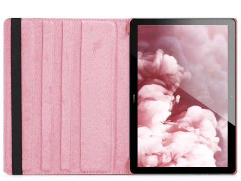 Otočné pouzdro Alogy 360 pro Huawei MediaPad T5 10.1 Pink