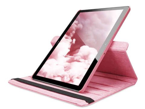 Otočné pouzdro Alogy 360 pro Huawei MediaPad T5 10.1 Pink