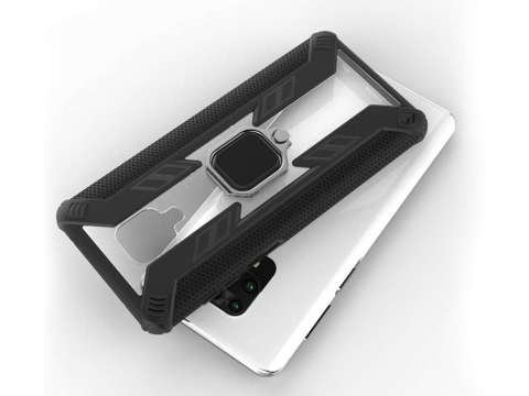 Pancerne etui Alogy Ring Carbon Holder pro Xiaomi Redmi Note 9S/ Pro/ Max
