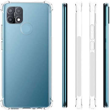 Pancéřové ochranné pouzdro ShockProof Alogy pro Oppo A15 / A15s.Transparentní