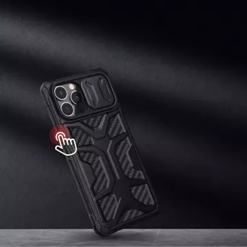 Pancéřový kryt Nillkin Adventruer Case pro iPhone 13 Pro Max s krytem fotoaparátu černý