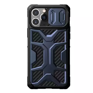 Pancéřový kryt Nillkin Adventruer Case pro iPhone 13 Pro s krytem fotoaparátu modrý