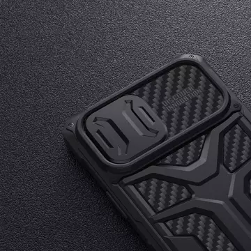 Pancéřový kryt Nillkin Adventruer Case pro iPhone 13 Pro s krytem fotoaparátu modrý