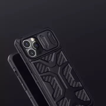 Pancéřový kryt Nillkin Adventruer Case pro iPhone 13 Pro s krytem fotoaparátu modrý