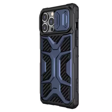 Pancéřový kryt Nillkin Adventruer Case pro iPhone 13 Pro s krytem fotoaparátu modrý